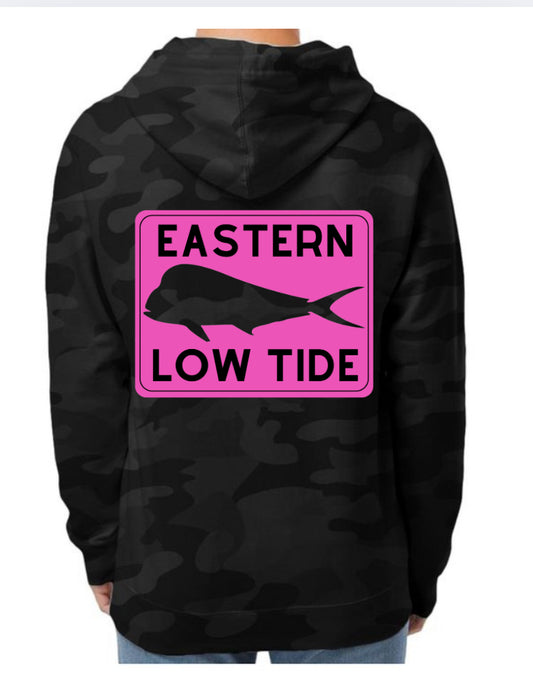 ELT Hoodie Black Camo & Pink