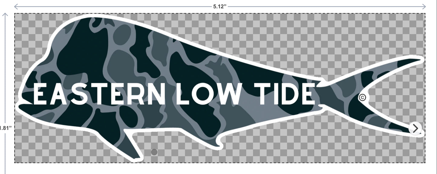 Duck Camo Mahi Sticker