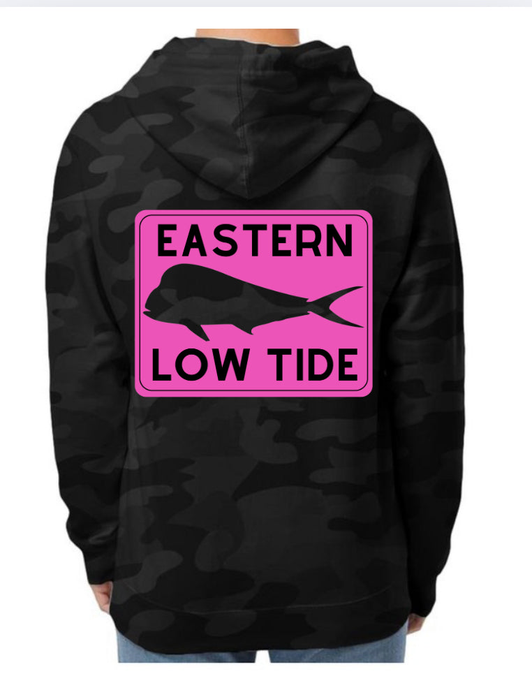ELT Hoodie Black Camo & Pink